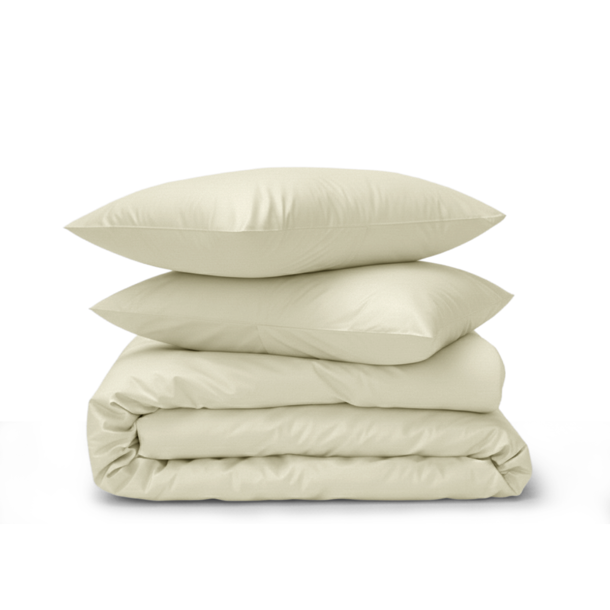 King Sateen Duvet Set – Ivory